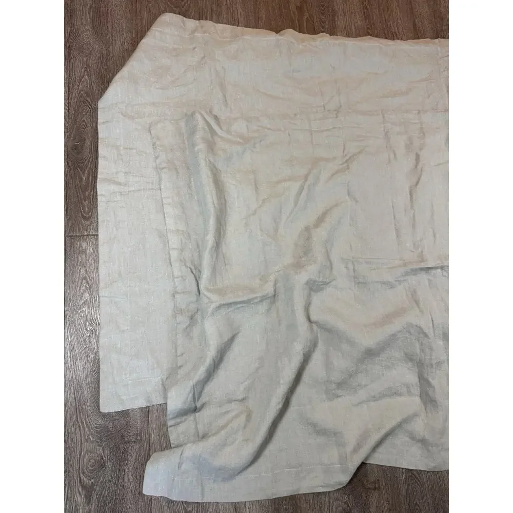 Lot Of 2 Restoration Hardware StoneWashed Belgian Flax Linen King Lounger Shams